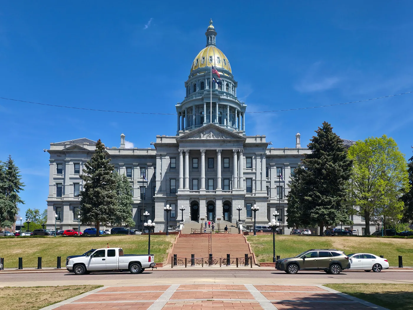 Exterior of the Colorado State Capitol
